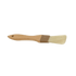 Thunder Group Smallwares EACH Thunder Group WDPB002 1 1/2" Flat Pastry Brush - Boar Bristles, Brown Plastic Ferrule, Wood Handle