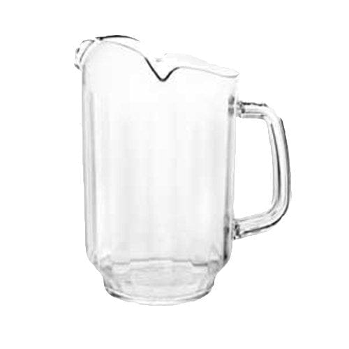 Thunder Group Tabletop & Serving EACH Water Pitcher, 64 oz., three spout, polycarbonate, clear, NSF