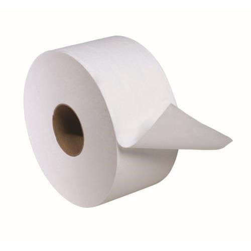 Tork Paper Product Case of 12 Tork 14104402 Mini Jumbo Toilet Paper Roll 2 Ply, White | Denson CFE