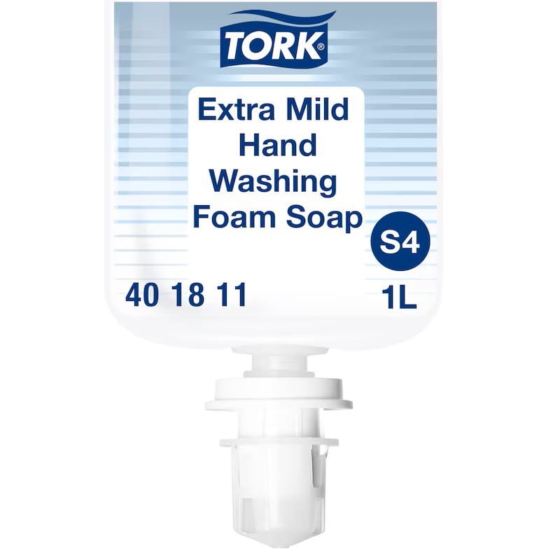 Tork Unclassified Case Tork 401811 Premium Extra Mild Hand Washing Foam Soap - 1 L | Denson CFE