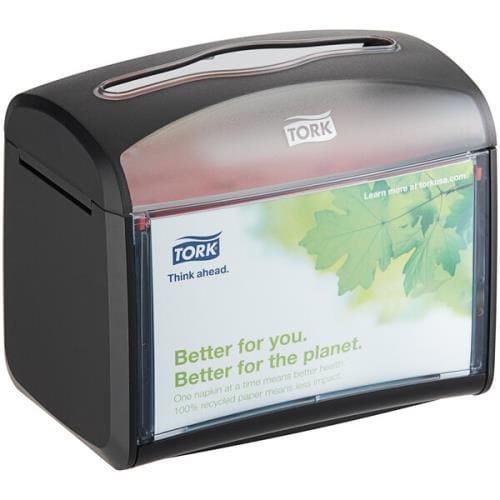 Tork Unclassified Each Tork Xpressnap N4 Tabletop Napkin Dispenser – Black, Signature Range (6232100) | Denson CFE