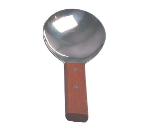 Town Equipment Smallwares Each Town 22810 9 1/4 inch Long Stainless Steel Rice Paddle With Wood Handle | Denson CFE