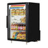 True Food International Canada Merchandising and Display Refrigeration Each True GDM-07-HC~TSL01 24" Countertop Display Refrigerator w/ Front Access - Swing Door, Black, 115v