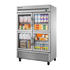 True Food International Canada Reach-In Refrigerators and Freezers Each True T-49G-HC~FGD01 54" Two Section Reach In Refrigerator, (2) Left/Right Hinge Glass Doors, 115v