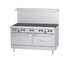 US Range Commercial Cooking Equipment Each U.S. Range U60-4G36RR G Starfire Pro Series Restaurant Range - 60 in, 4 Burners, 36 in Griddle, Double Oven | Denson CFE