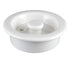 Vertex China Smallwares Dozen Vertex SK-TL Teapot Lid, Sculpted Lines, White - Fits SAU-TP2 & SAU-TP3 | Denson CFE