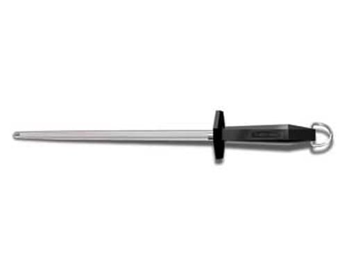Victorinox Swiss Army Knife & Accessories Each Victorinox 7.8991.33 12" Regular Cut Round Sharpening Steel, Black Plastic Handle | Denson CFE