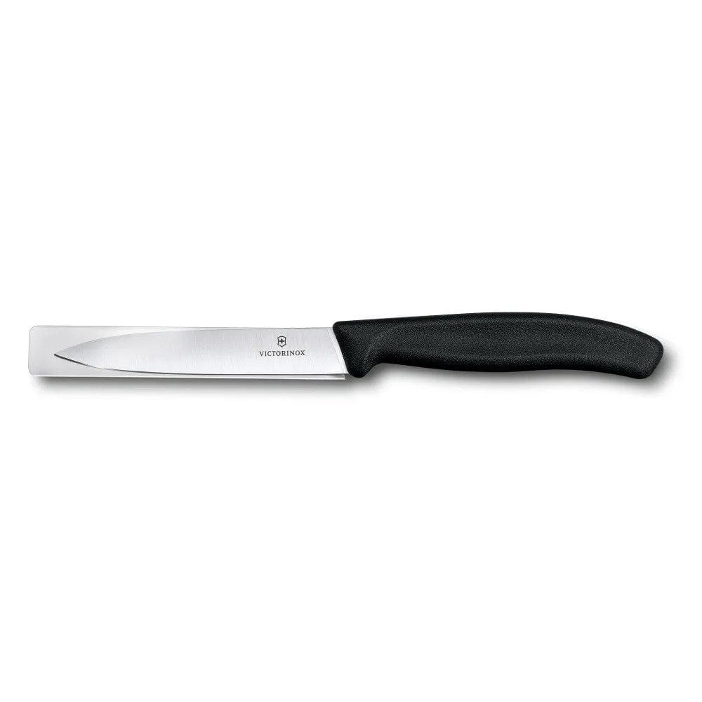 Victorinox Swiss Army Knife & Accessories Each Victorinox - Swiss Army 47602 Wavy Paring Knife w/ 3 1/4" Blade, Black Polypropylene Handle