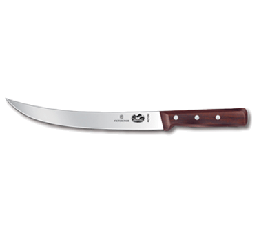 Victorinox Swiss Army Smallwares Each Breaking Knife, 10", blade, curved, rosewood handle