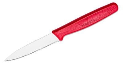 Victorinox Swiss Army Unclassified Each Victorinox 3.25" Stainless Steel Serrated Paring Knife - Red - 5.0631.S
