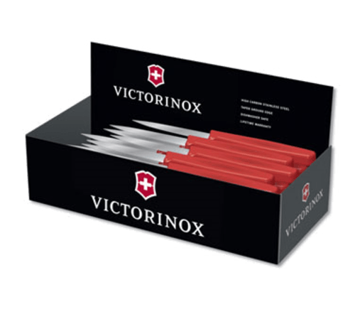 Victorinox Swiss Army Unclassified Each Victorinox 3.25" Stainless Steel Serrated Paring Knife - Red - 5.0631.S