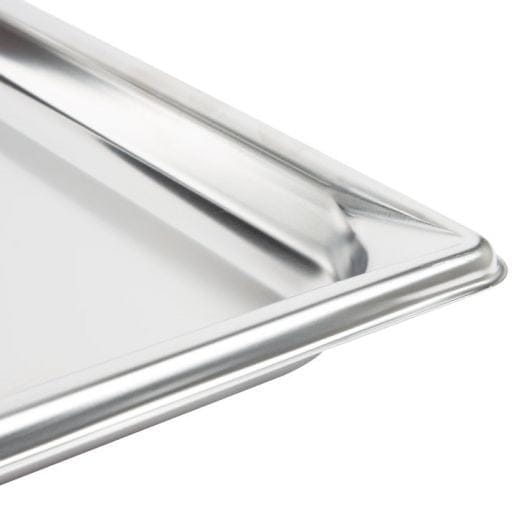 Vollrath 30012 Full Size 1-1/4" Deep Super Pan V Anti-Jam Stainless Steel Steam Table / Hotel Pan, 3.9 qt Capacity | Denson CFE
