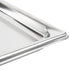 Vollrath 30012 Full Size 1-1/4" Deep Super Pan V Anti-Jam Stainless Steel Steam Table / Hotel Pan, 3.9 qt Capacity | Denson CFE