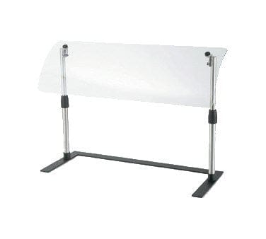 Vollrath Chafers & Buffetware Each Vollrath MB36 36" Mobile Countertop Breathguard - Adjustable, Acrylic/Stainless | Denson CFE