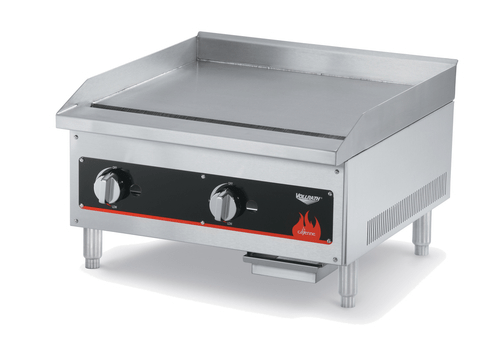 Vollrath Commercial Grills Vollrath 40718 Cayenne 12" Medium Duty Gas Countertop Griddle, Manual Controls