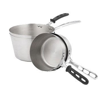 Vollrath Cookware Each Vollrath 78331 Stainless Steel Heavy Duty 3 Qt. Tapered Sauce Pan with Plated Handle