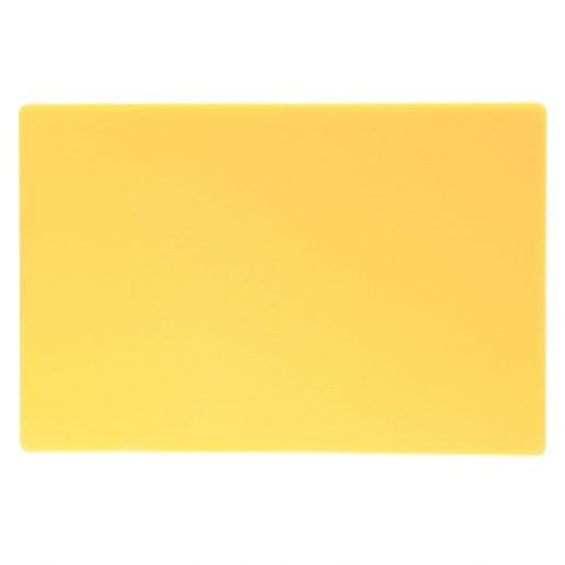 Vollrath Cutting Boards Each / Yellow Vollrath 5200050 High-Density Yellow Cutting Board | Denson CFE