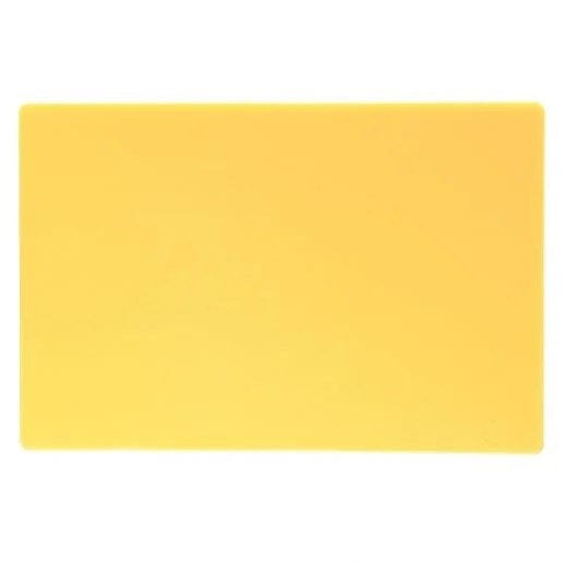 Vollrath Cutting Boards Each / Yellow Vollrath 5200250 High-Density Yellow Cutting Board