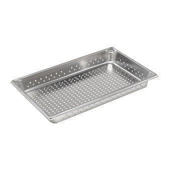 Vollrath Food Pans Each Vollrath 30023 Full Size Super Pan V Perforated Steam Table Pan / Hotel Pan, 2 1/2" Deep