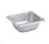 Vollrath Food Pans Each Vollrath S06062 Steam Table Pan, 1/6 Size, 1 Quart, 6-7/8 inch x 6-3/8 inch x 2-1/2 inch Deep, Stainless Steel | Denson CFE