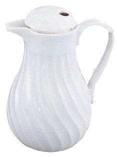 Vollrath Food Service Supplies Vollrath 52162 SwirlServe 20-Ounce Hot-N-Cold Insulated White Beverage Server
