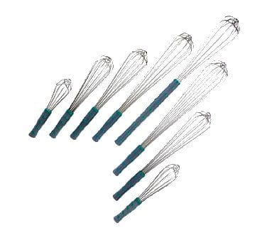 Vollrath Kitchen Tools Each Vollrath 47095 French Whip, 20" long, one-piece, aqua nylon handle, heat r
