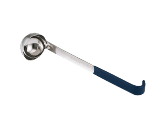 Vollrath Kitchen Tools Each Vollrath 4987520 3/4 oz. Heavy Duty Ladle with Black Kool-Touch Handle | Denson CFE