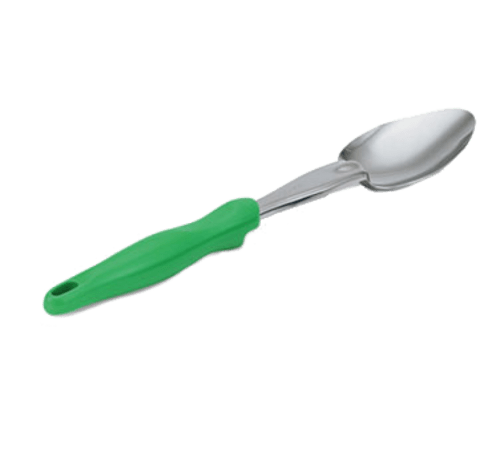 Vollrath Kitchen Tools Each Vollrath 6414070 Ergo Grip Heavy Duty Spoon, Green Nylon Ergonomic Handle | Denson CFE