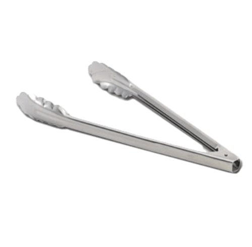 Vollrath Smallwares Each Vollrath 47110 9 1/2" Economy Stainless Steel Utility Tong | Denson CFE