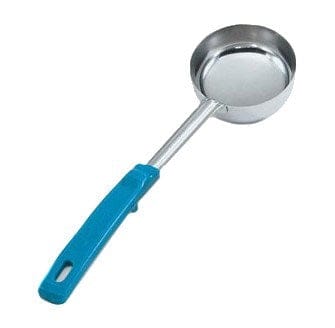 Vollrath Smallwares Each Vollrath 62177 6 Ounce Solid Round Spoodle with Teal Grip | Denson CFE
