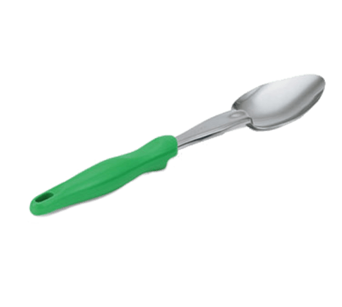 Vollrath Smallwares Each Vollrath 6414070 Ergo Grip Heavy Duty Spoon, Green Nylon Ergonomic Handle