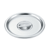Vollrath Smallwares Each Vollrath 79120 Stainless Steel 8" Solid Lid for 6 Qt. Bain Marie