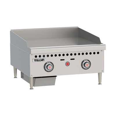 Vulcan Canada Commercial Grills Each Vulcan VCRG36-T Gas 36" Countertop Griddle with Snap-Action Thermostatic Controls - 75,000 BTU