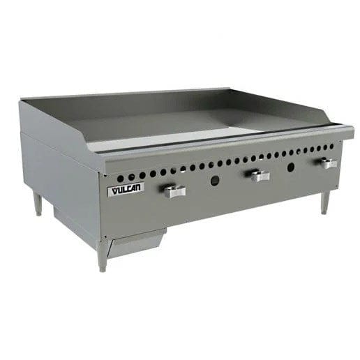 Vulcan Canada Commercial Grills Each Vulcan VCRG48-M Gas 48" Countertop Griddle with Manual Controls - 100,000 BTU