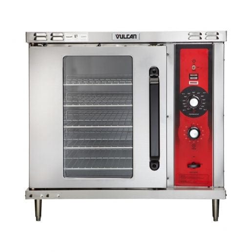 Vulcan Canada Commercial Ovens Each Vulcan GCO2D_NAT Single Deck Half Size Natural Gas Convection Oven with Solid State Controls - 25,000 BTU