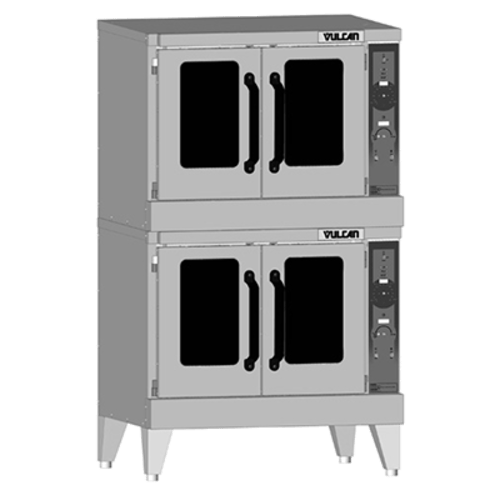 Vulcan Canada Commercial Ovens Each Vulcan VC55GD Double Deck Gas Convection Oven – 100,000 BTU | Denson CFE