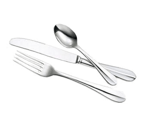 Walco Canada Flatware Dozen Walco 9407FS 6 15/16" Dessert Spoon with 18/10 Stainless Grade, Lancer Pattern