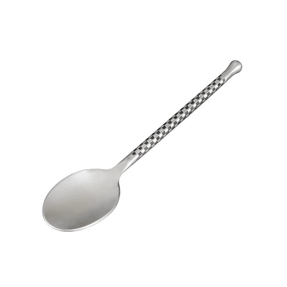 Walco Canada Flatware Dozen Walco CHAR01 7 3/8" Teaspoon with 18/10 Stainless Steel Grade, Charred Pattern | Denson CFE