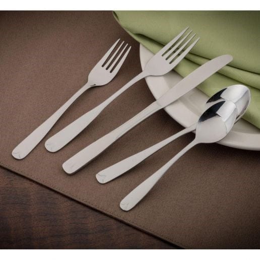 Walco Canada Tabletop & Serving Dozen Walco 8406 Olde Towne Collection 18/0 Stainless Steel 7 3/4" Salad Fork | Denson CFE