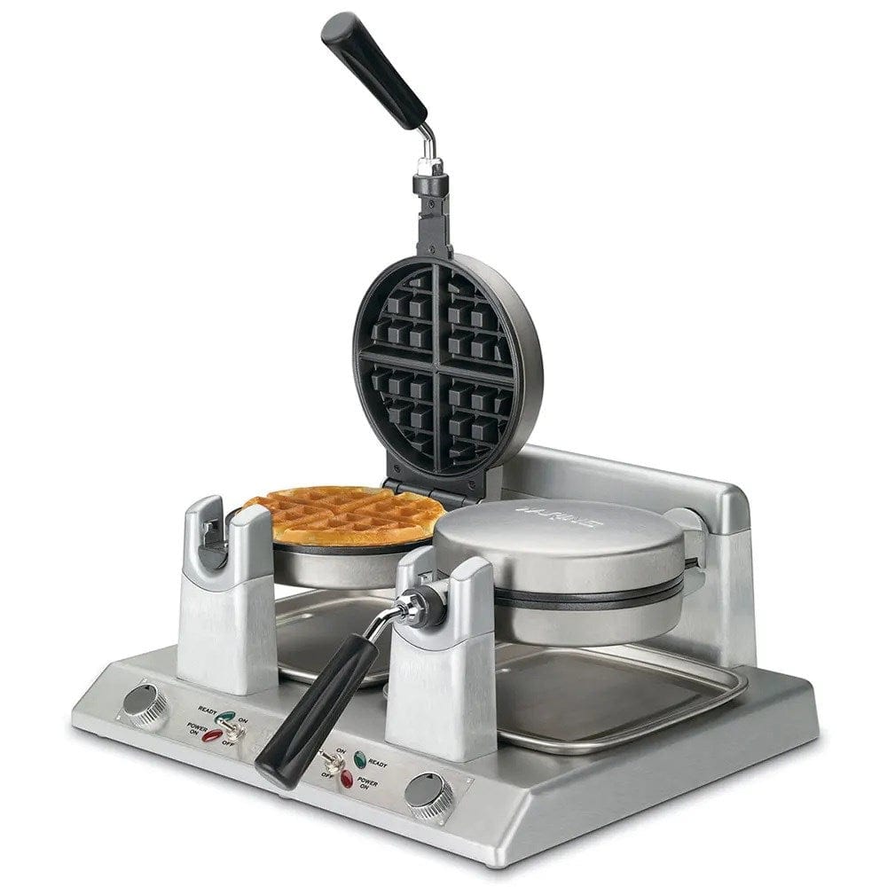 Waring Canada Commercial Waffle Makers Each Waring WW250BX Double Classic Belgian Maker w/ Cast Aluminum Grids, 2700W