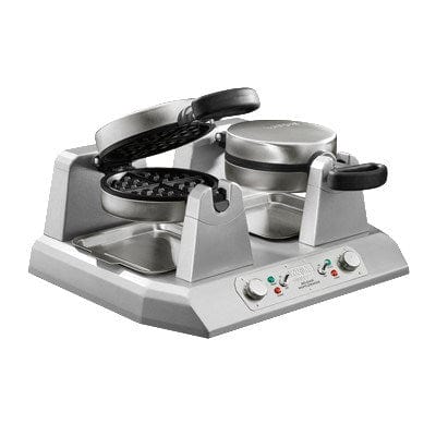 Waring Canada Commercial Waffle Makers Each Waring WW250X Double Classic Belgian Waffle Maker with Cast Aluminum Grids, 2400W | Denson CFE