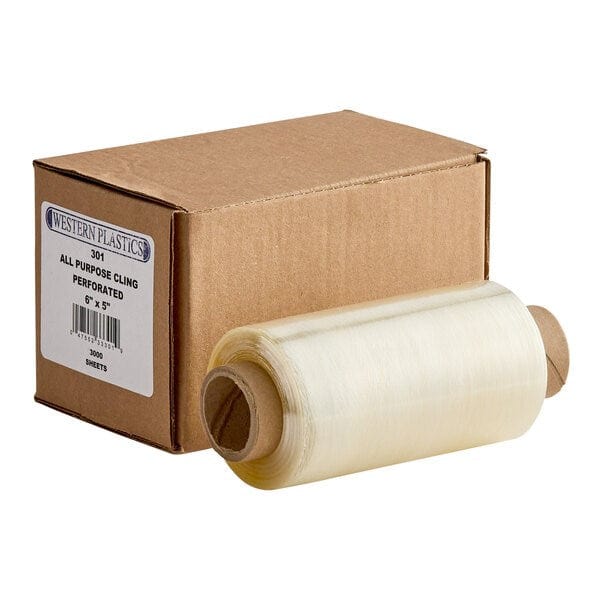 Western Plastics Unclassified Case Western Plastics 6" x 5" Perforated Film - 3000/Roll | Denson CFE