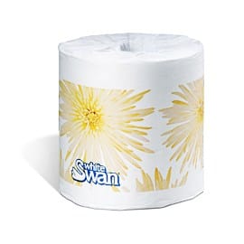 White Swan Disposables Case of 48 White Swan 17905113 1-Ply Bathroom Tissue | Denson CFE