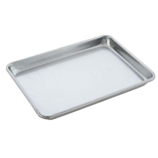 Winco Bakeware Each Winco ALXP-1013 1/4 Quarter Size Bun / Sheet Pan - 13" x 9-1/2", 20 Gauge Aluminum | Denson CFE