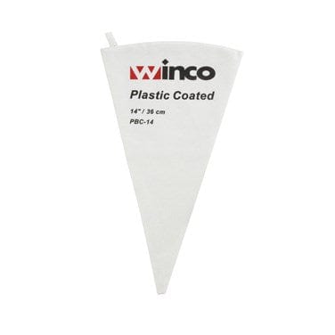 Winco Bakeware Each Winco PBC-14 14" Plastic Lined Canvas Pastry Bag