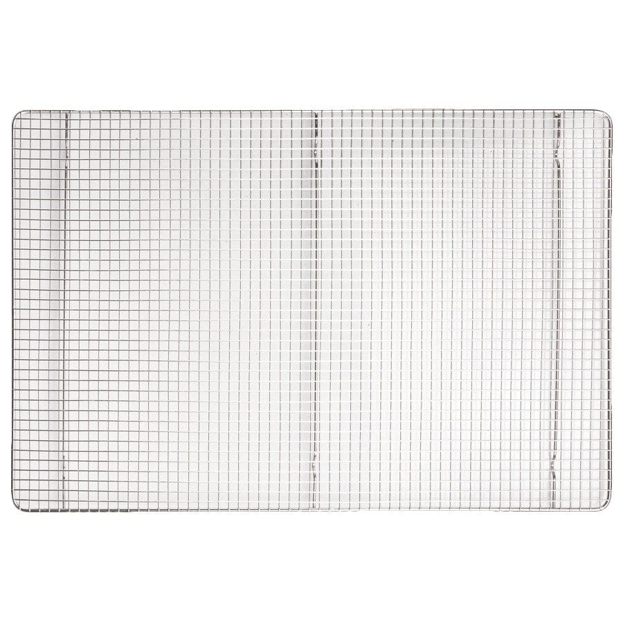 Winco Bakeware Each Winco PGWS-2416 16" x 24" Full Size Footed Stainless Steel Wire Cooling Rack / Pan Grate for Bun / Sheet Pan