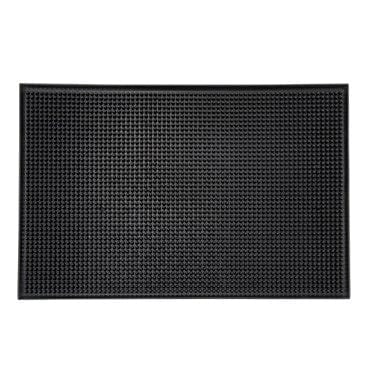 Winco Bar Supplies Each / Black Winco BM-1812K 18" Rubber Service Mat, Black | Denson CFE