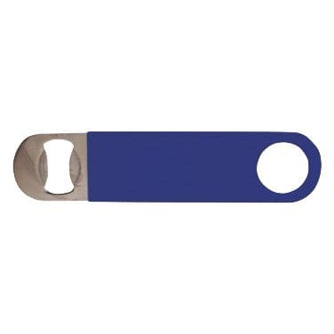 Winco Bar Supplies Each / Blue Winco CO-301PB Flat Bottle Opener Blue PVC Coated Stainless Steel 7 Inch | Denson CFE
