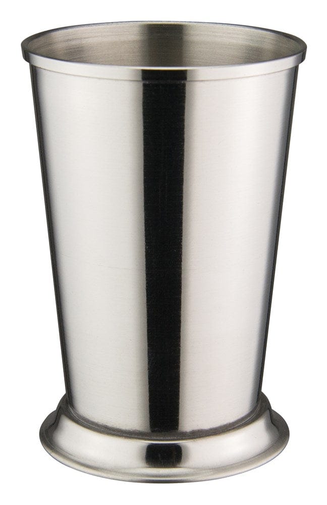 Winco Bar Supplies Each Winco DDSE-101S Stainless Steel Mint Julep Cup 12 oz 3 inch diameter x 4 and 3 eighths inch height | Denson CFE