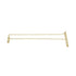 Winco Bar Supplies Each Winco GH-16 16 Inch Brass Bar Glass Hanger Rack for Stemmed Glasses Storage and Display | Denson CFE